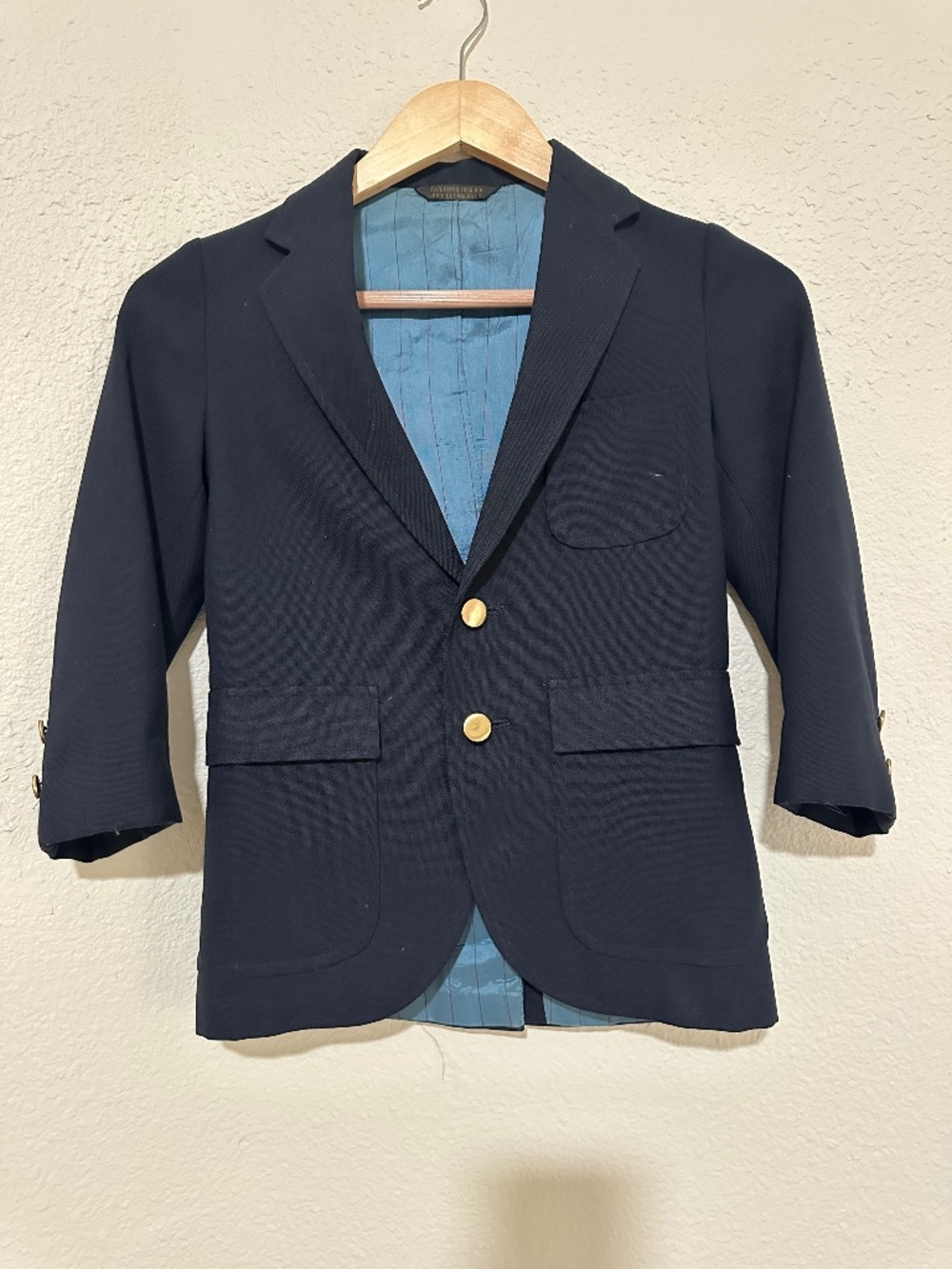 Saks fifth Avenue boys size 10 schoolboy blazer in navy